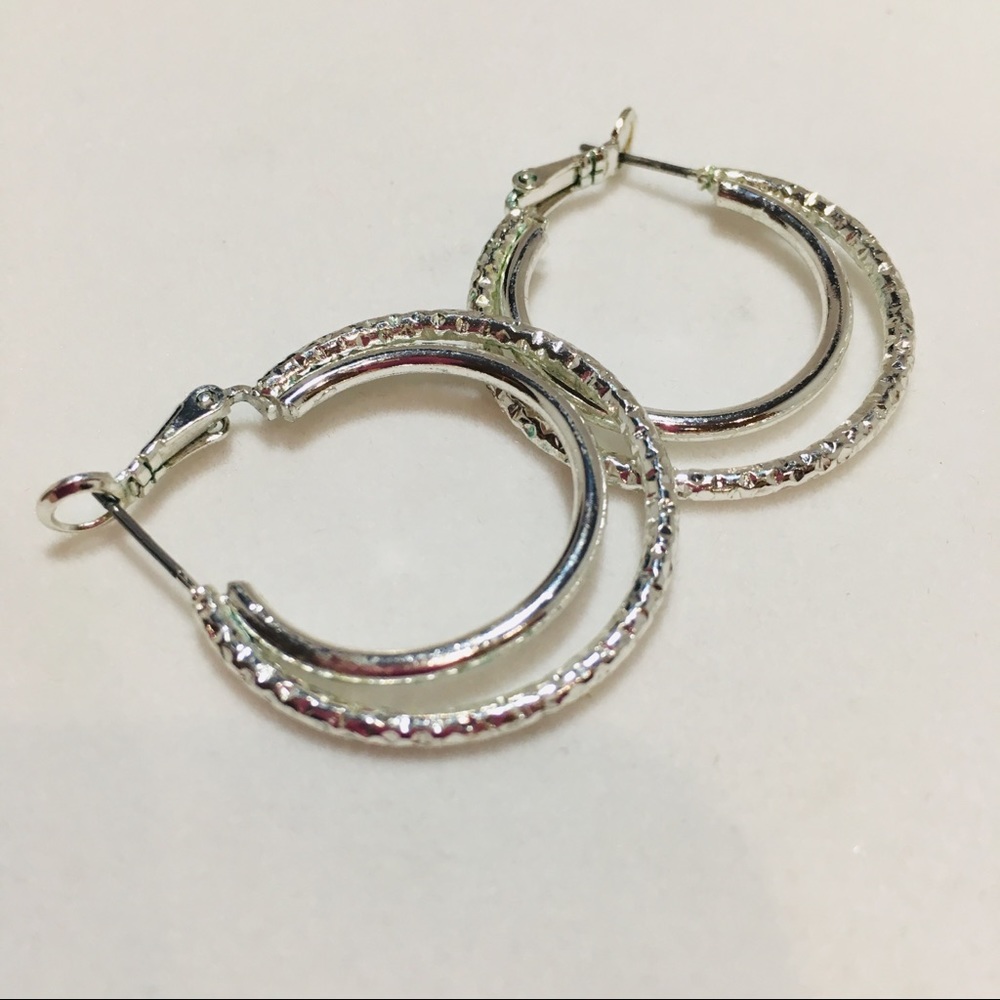 Sliver Hoop Earings